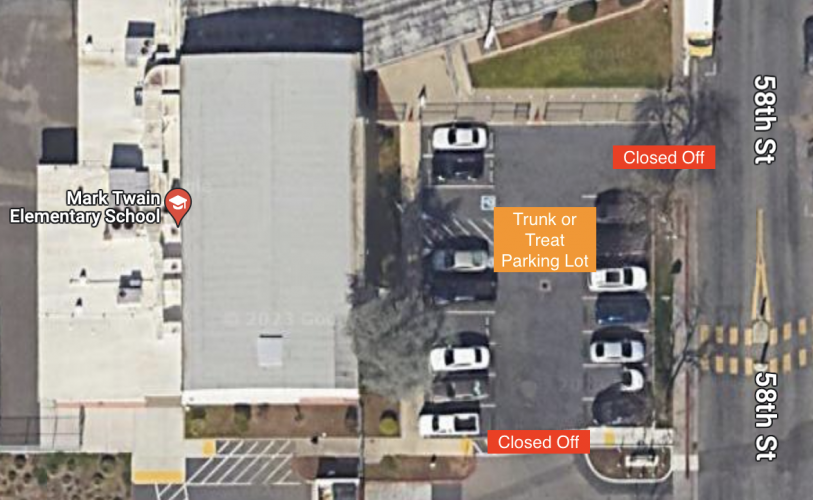 Trunk or Treat Parking Lot Location